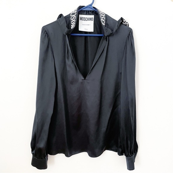 Moschino couture silk blouse size 8 - Picture 9 of 15